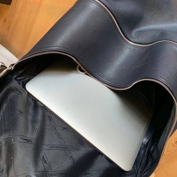 Longchamp Blue Leather Backpack - Mint Condition - Picture 2 of 7